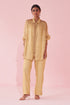 Gina Yellow Shirt Pant Set